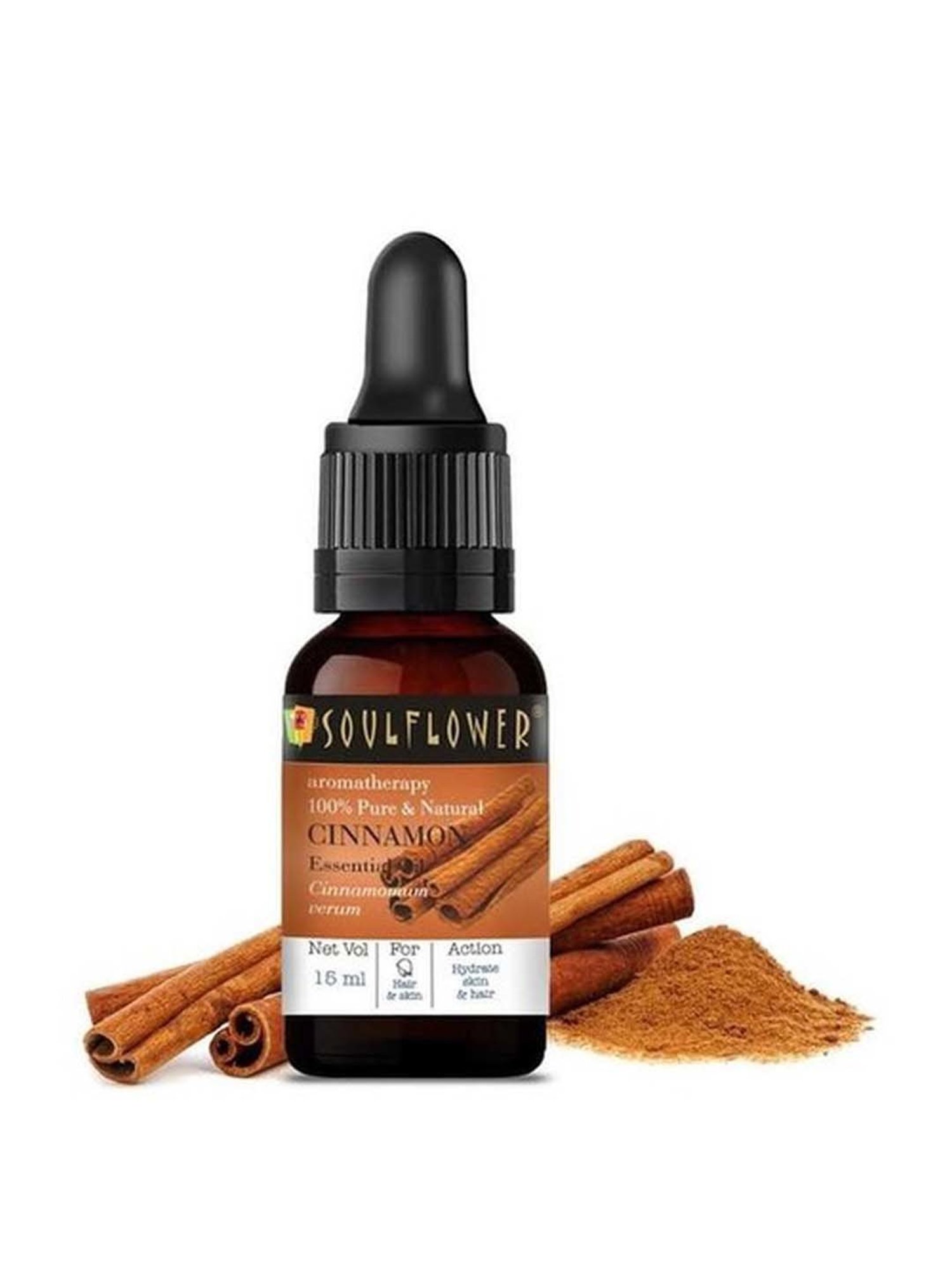 Soulflower Essential Oil Cinnamon - 15 ml
