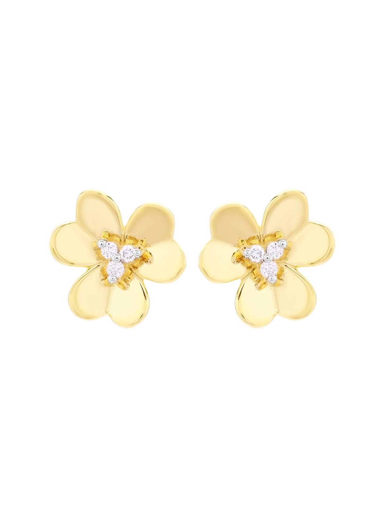 Waman Hari Pethe Jewellers 18k Gold & Diamond Earrings for Women