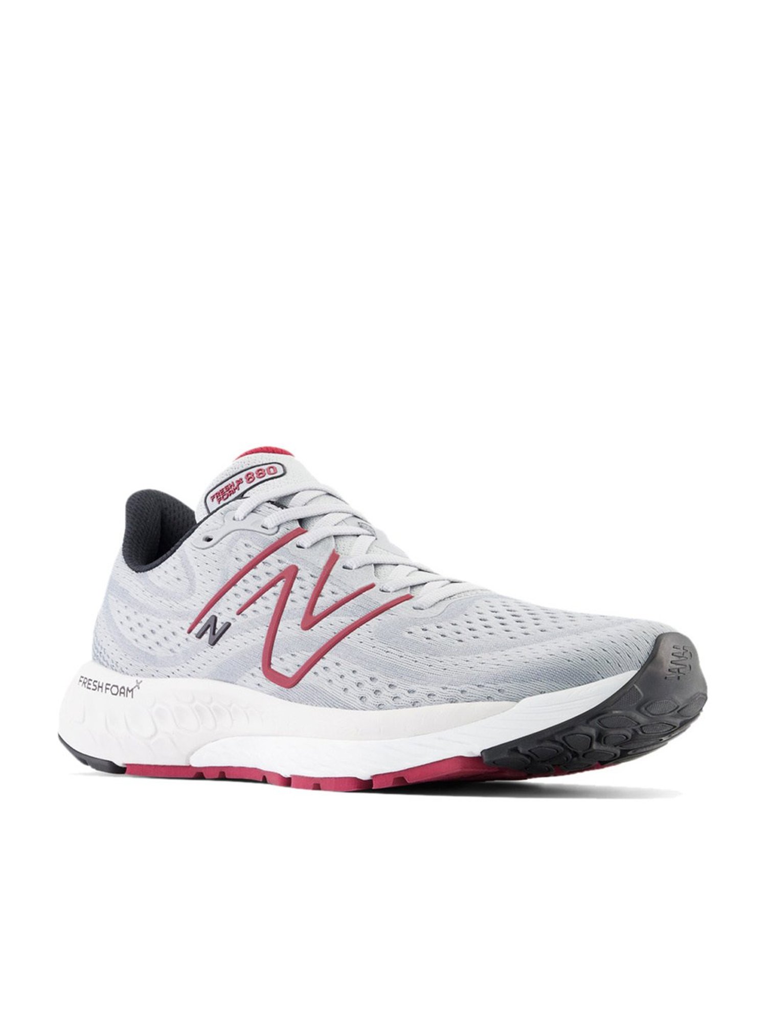 New Balance Men's Aluminum Grey Running Shoes