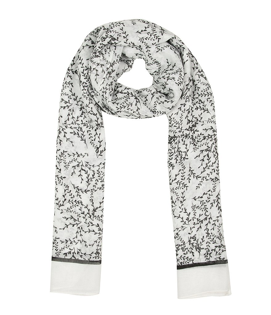 REBECCA MINKOFF Scattered Vine Long Scarf