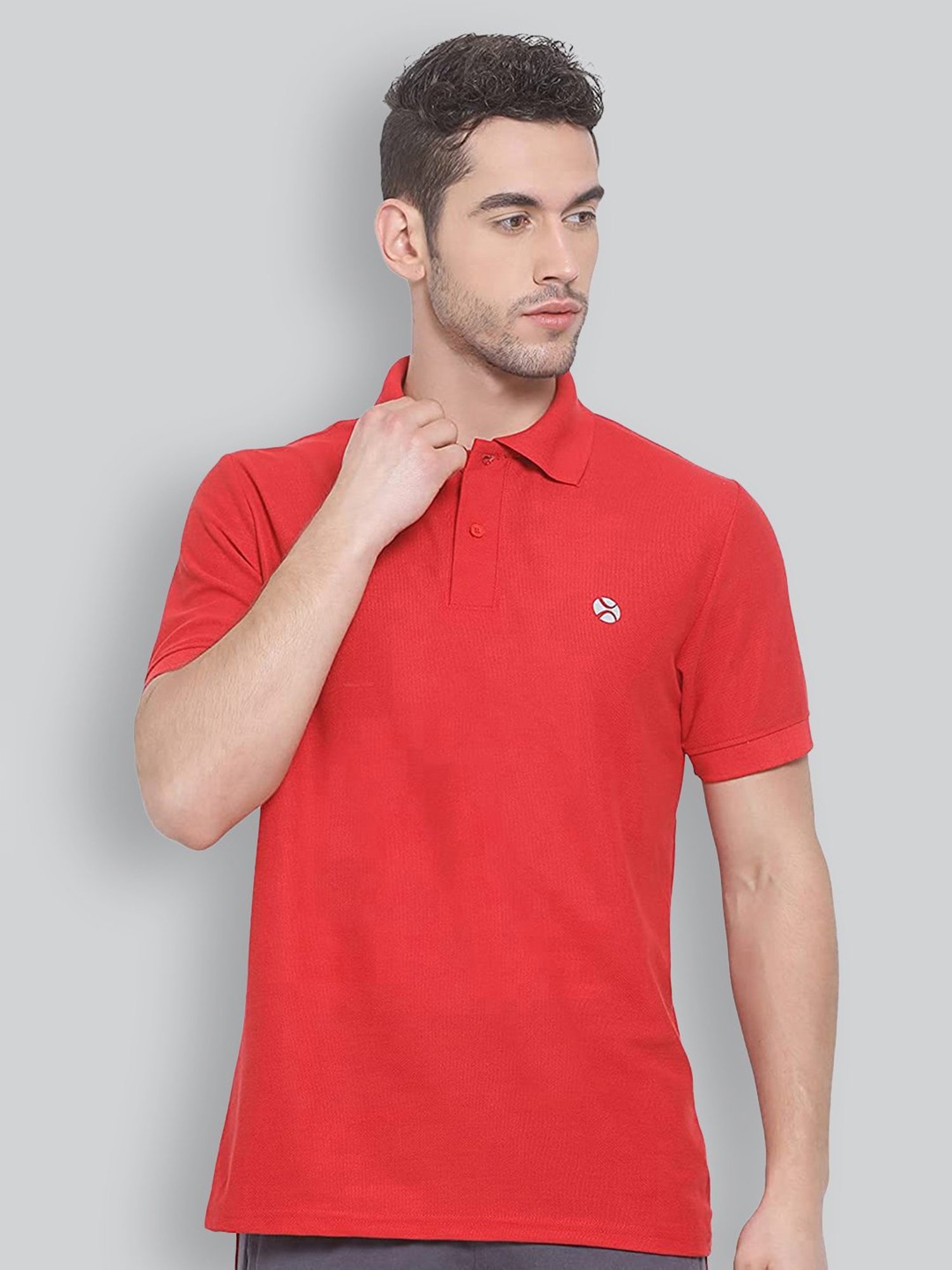 Lux Nitro Red Regular Fit Polo T-Shirt