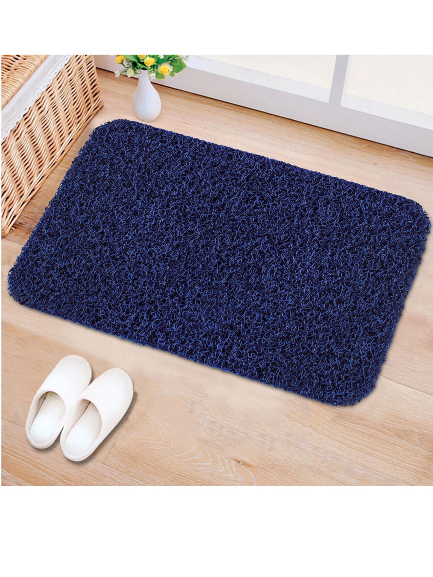 Freelance Blue PVC Set of 1 Door Mats