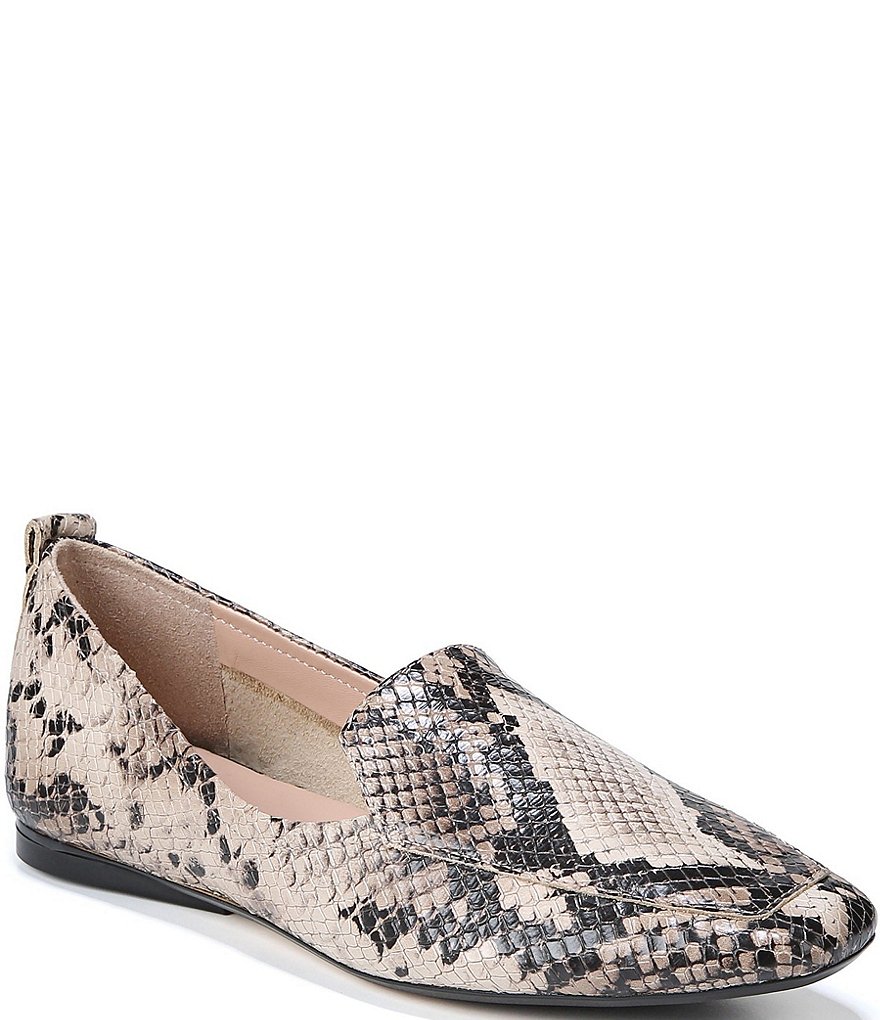 Trotters Harlow Lizard Patent Suede Leather Slip-Ons