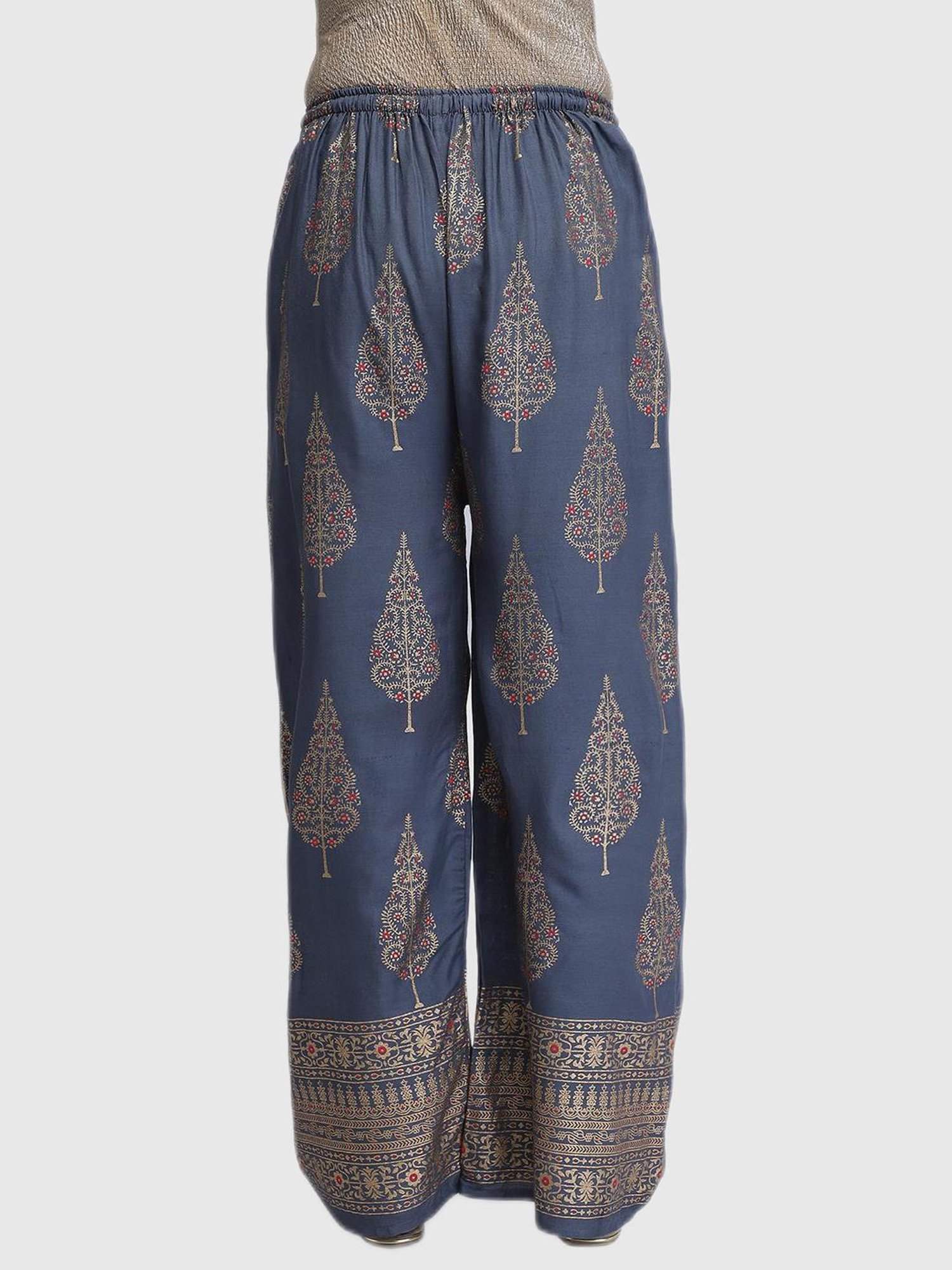 Aditi Wasan Blue Printed Palazzos