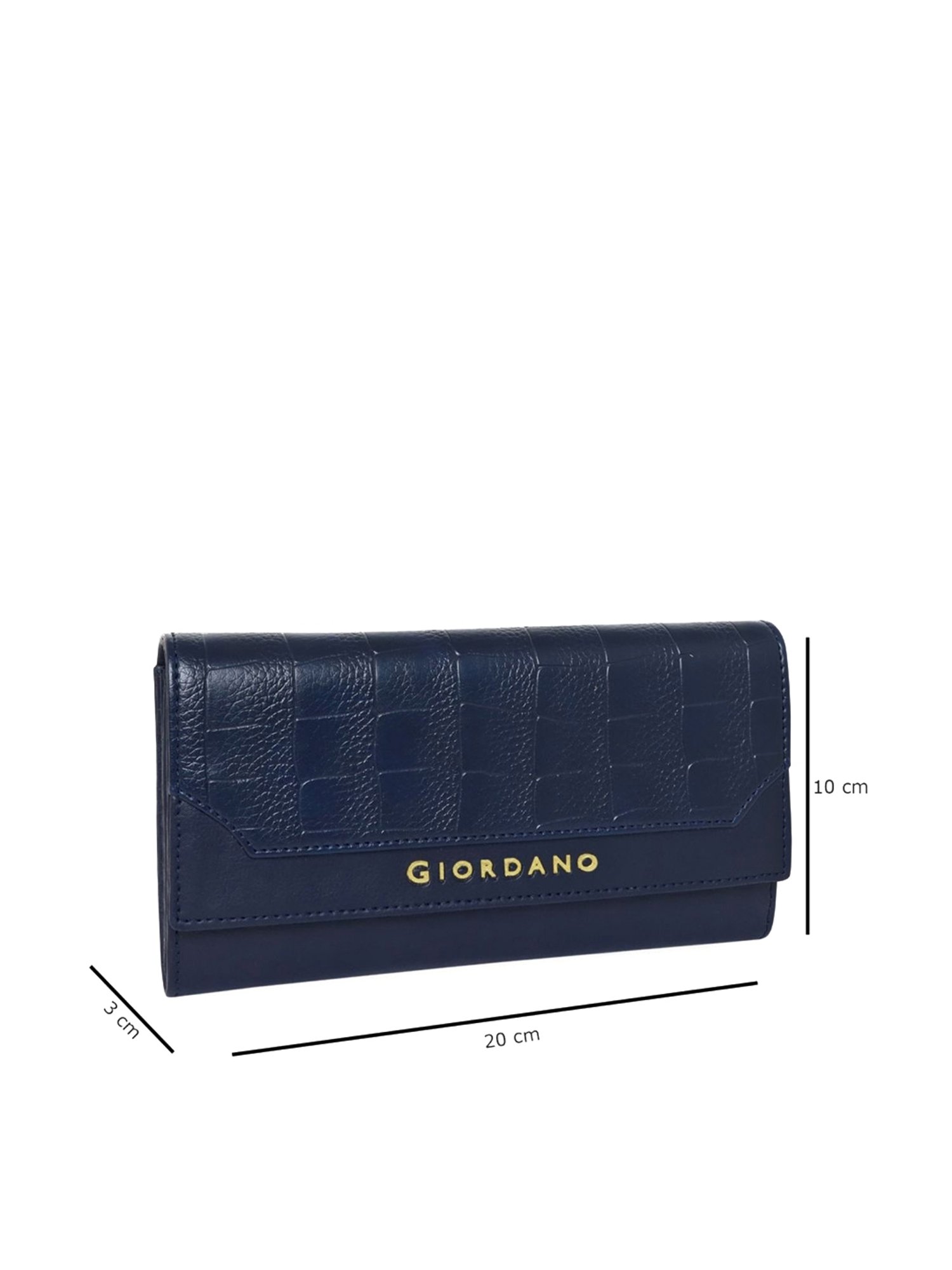 Giordano Navy Textured Wallet for Women