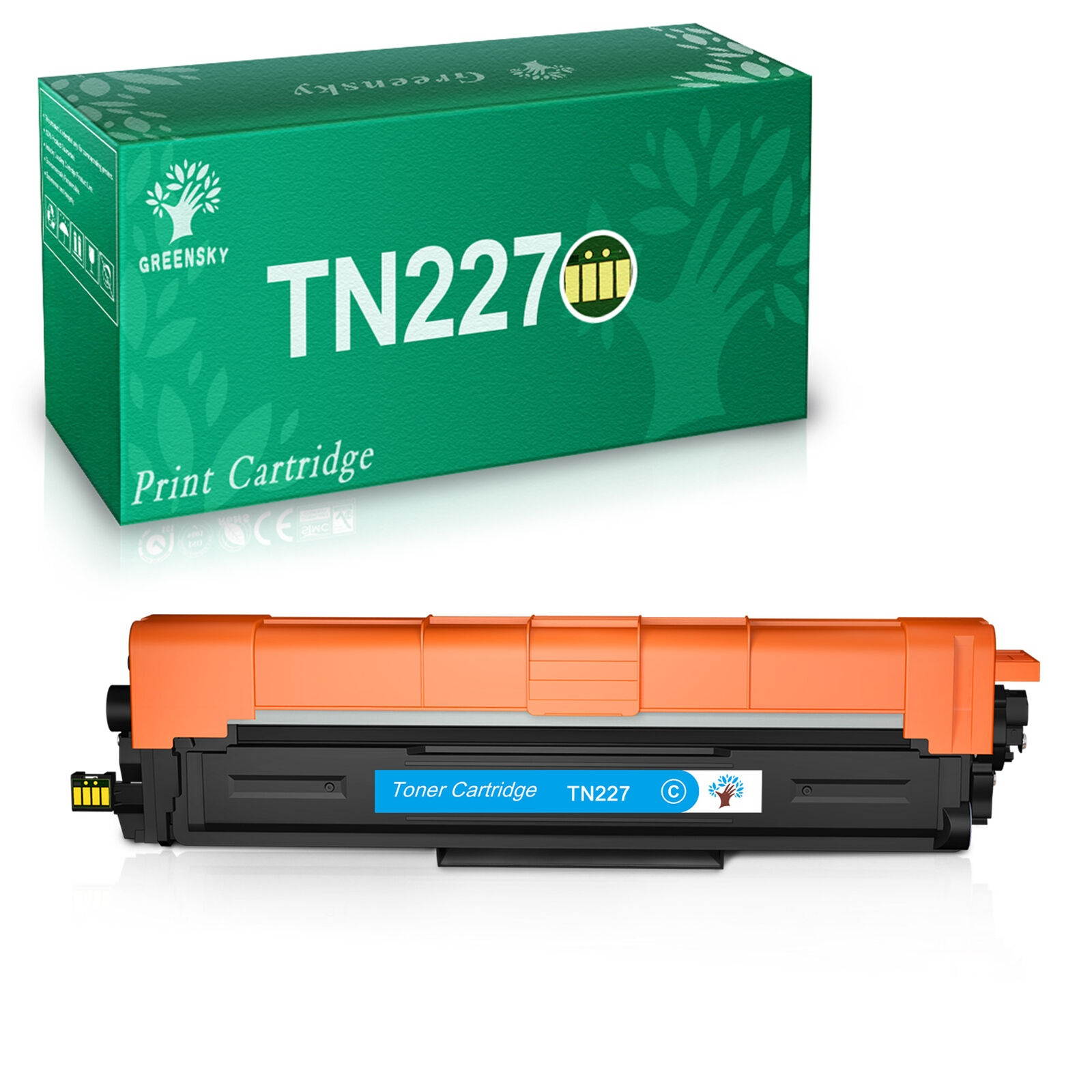 1x TN227 Cyan Toner for Brother HL-L3210CW