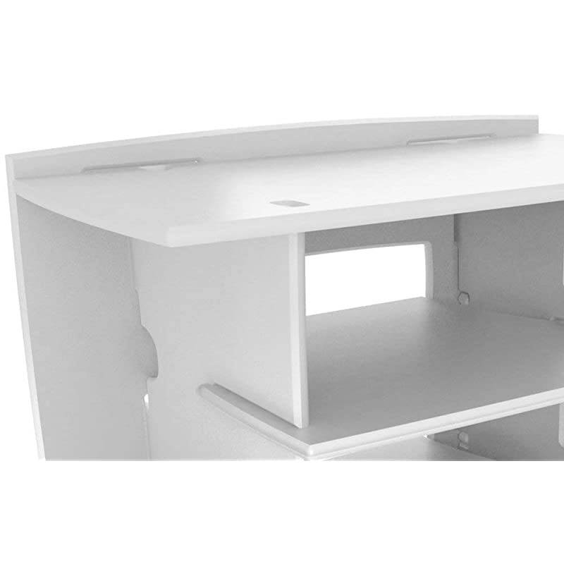 Kids Furniture Frog Series Collection, No Tools Assembly Gaming Center Stand, Lime Green and White