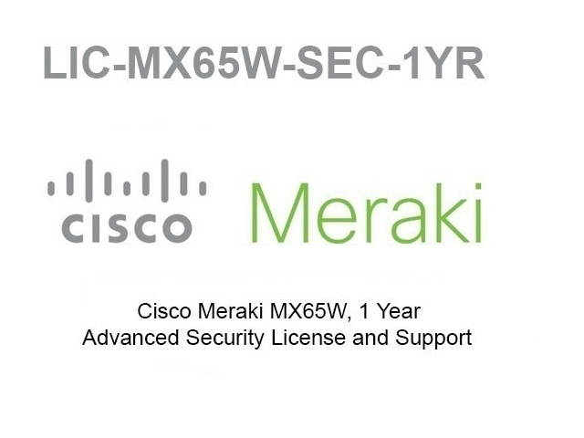 Meraki Advanced Security + 1 Year Enterprise Support