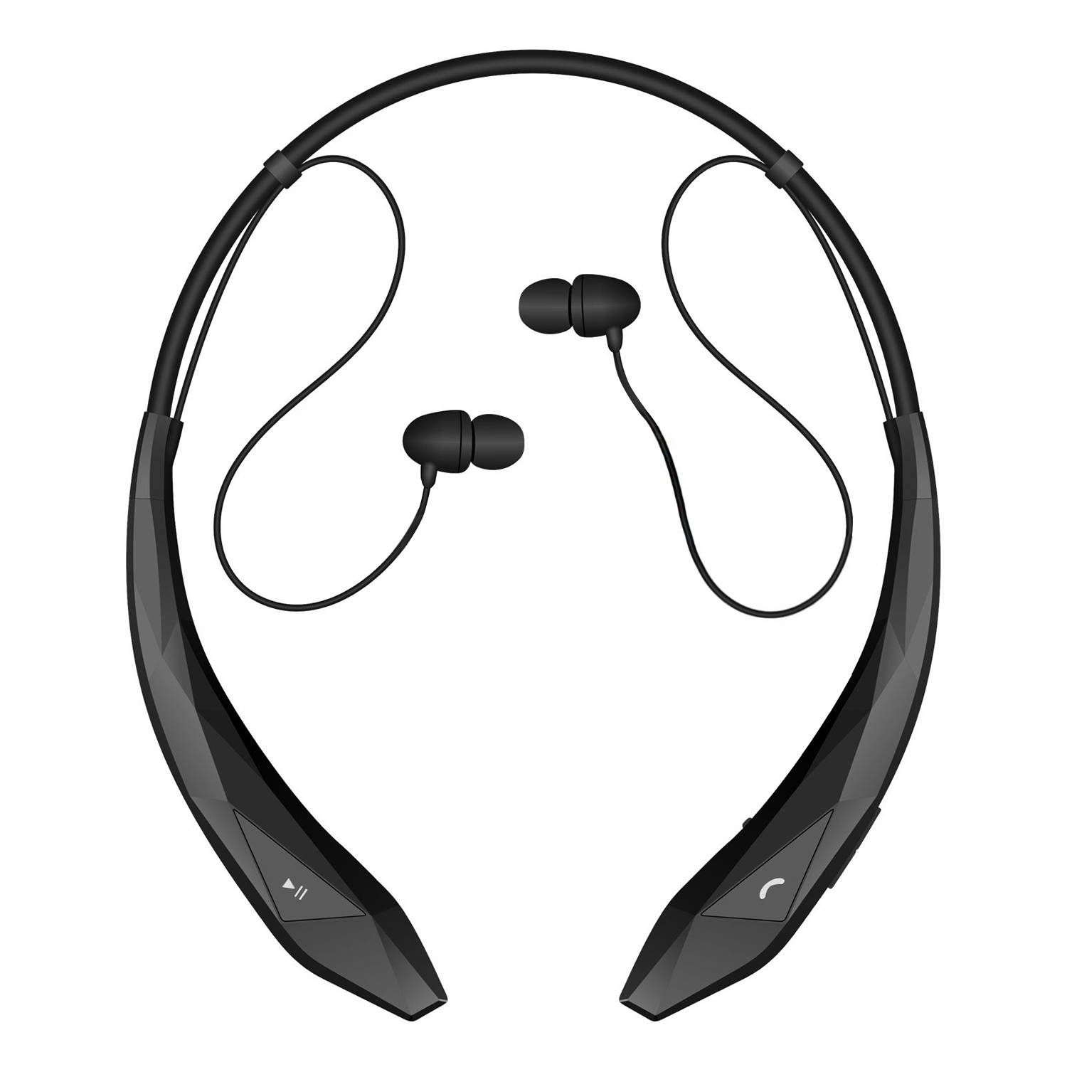 Bluetooth Wireless Headset Stereo Headphone Earphone Handsfree for Sports-Universal