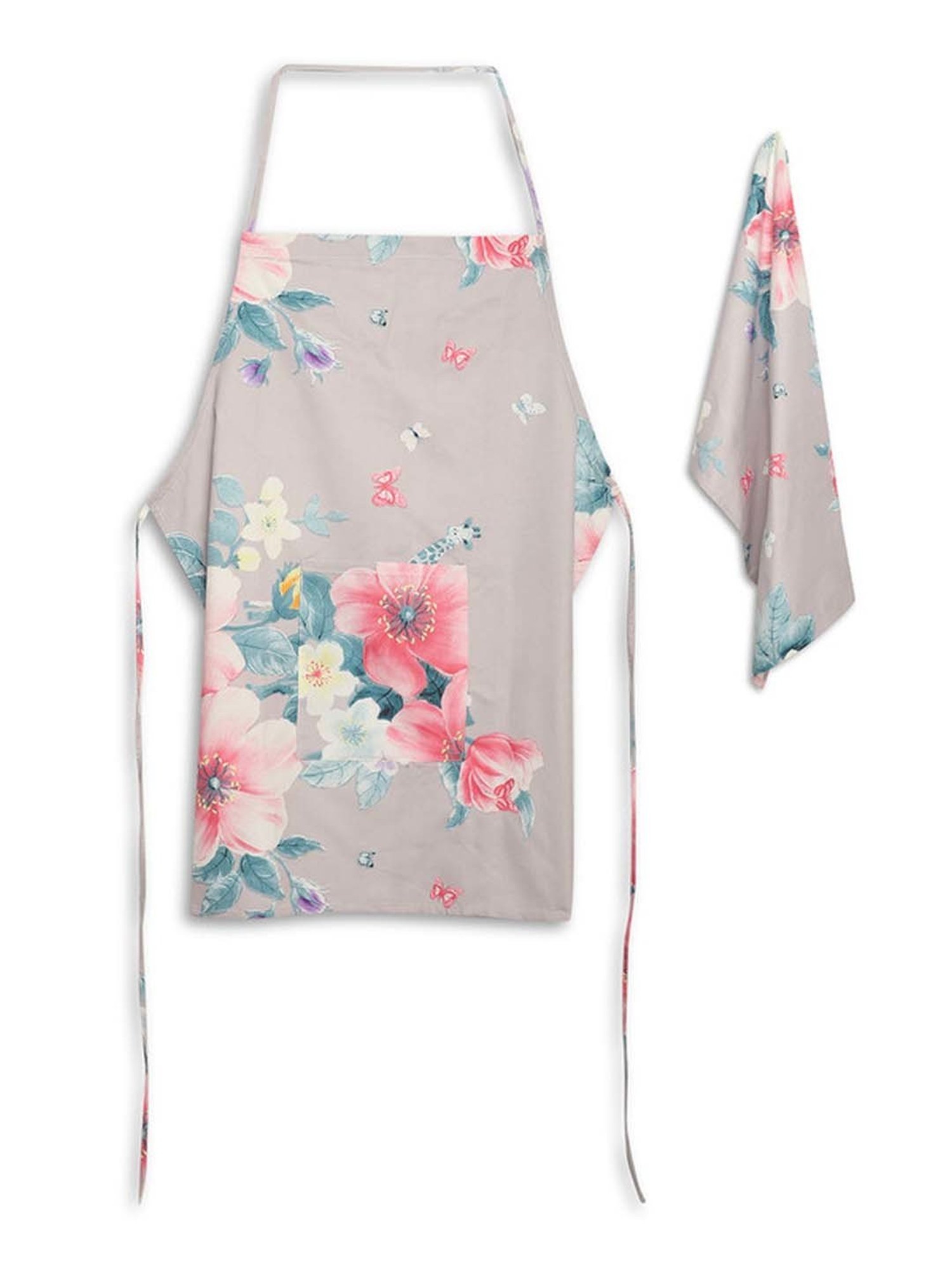 Dhrohar Multicolor Cotton 120 TC Apron - Set of 2