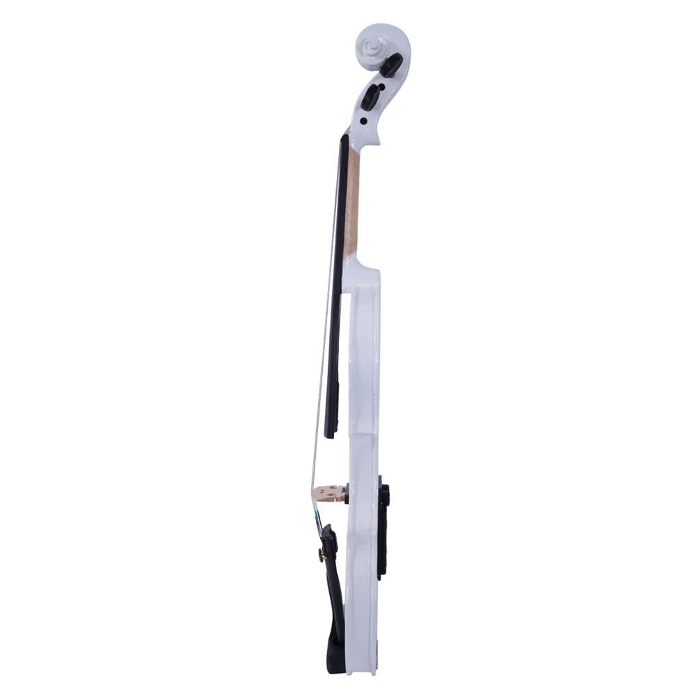 4/4 Electric Violin Set with Case+Bow+Cable+Headphone White High Quality