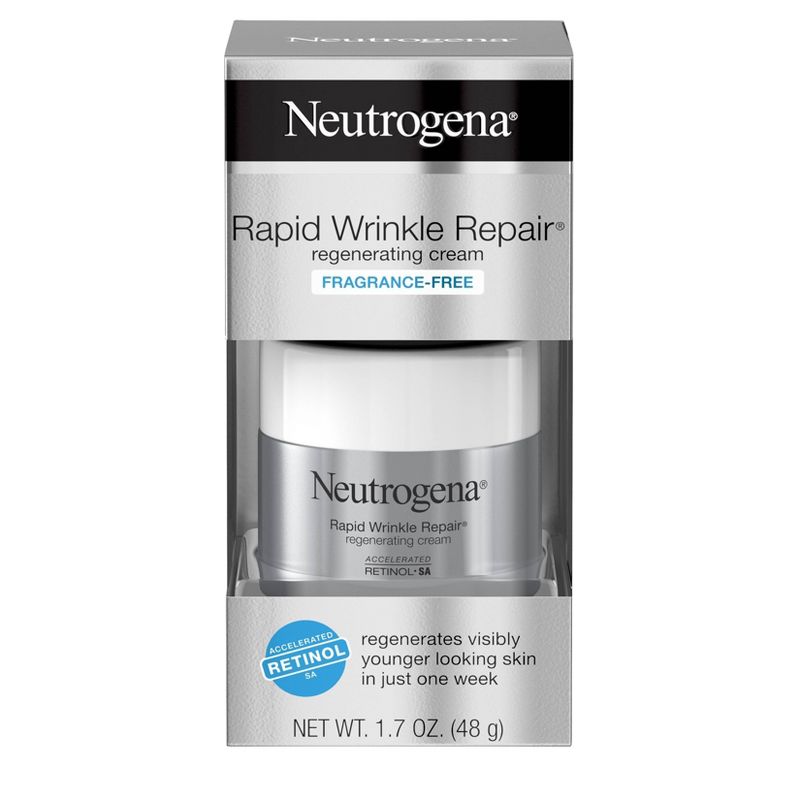 Neutrogena Rapid Wrinkle Repair Hyaluronic Acid & Retinol Face Cream - 1.7oz
