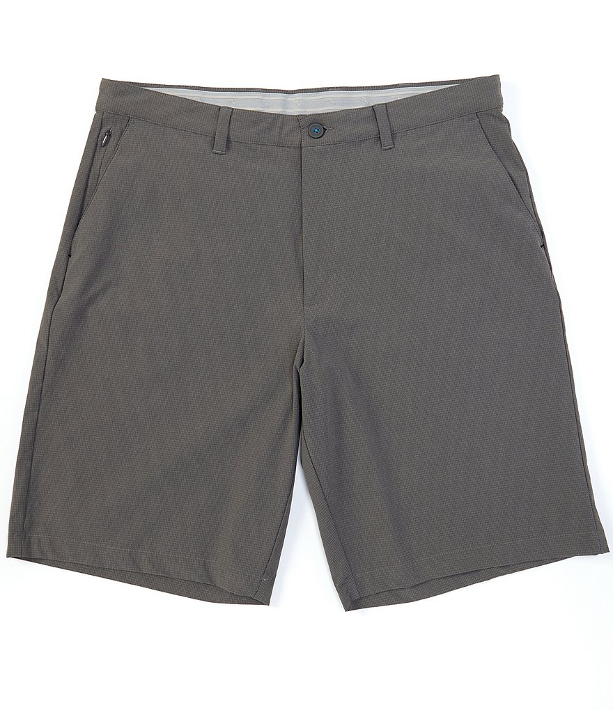 Caribbean Big and Tall 9#double; and 11#double; Inseam Knit Jacquard Shorts