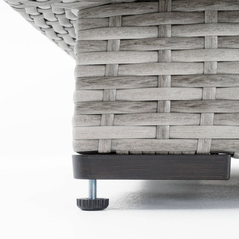 Cannes 8pc Deluxe Sofa & Club Chair Seating Set Red - RST Brands