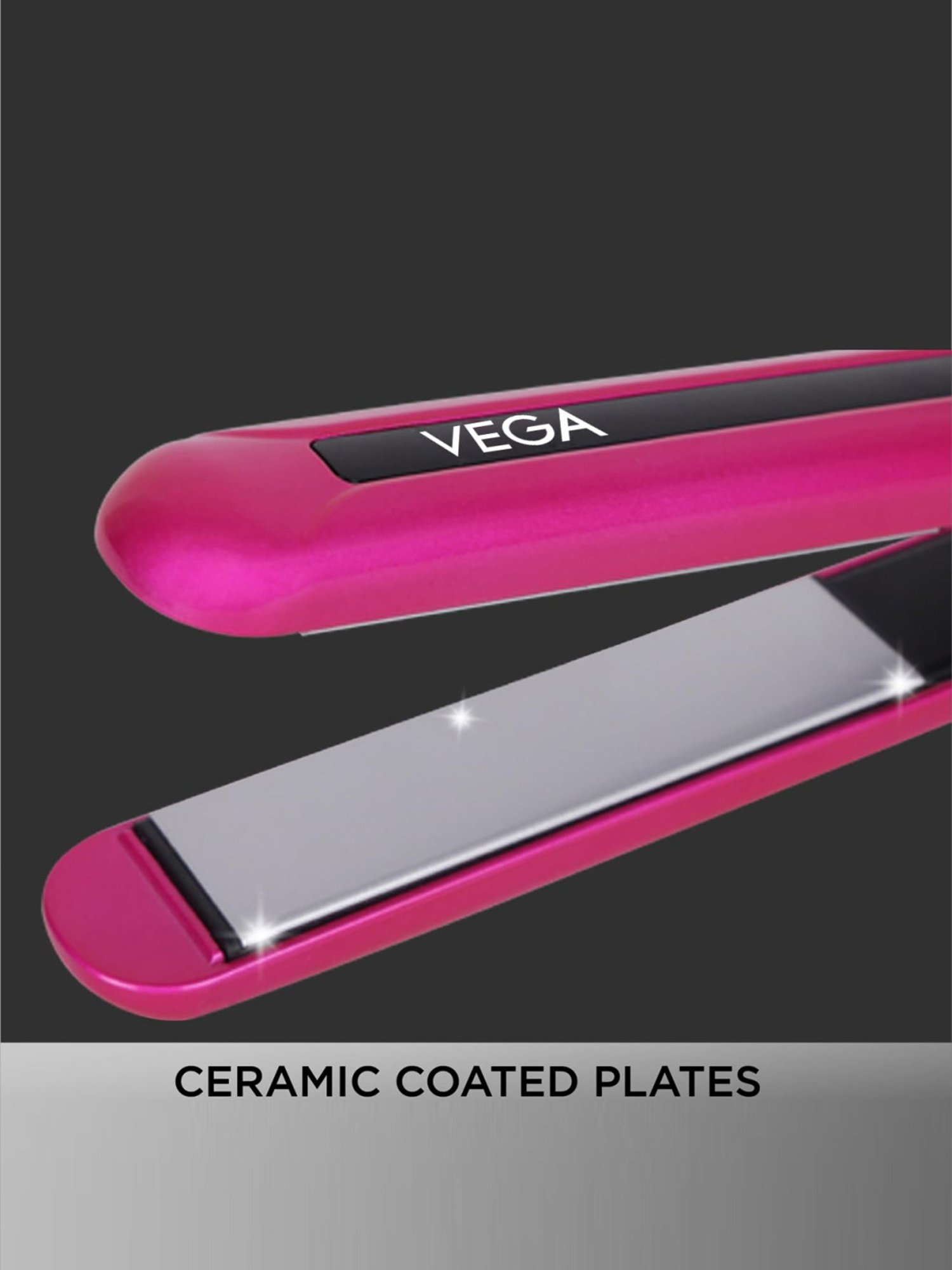 Nova NHC-522CRM Professional Hair Straightener (Black)