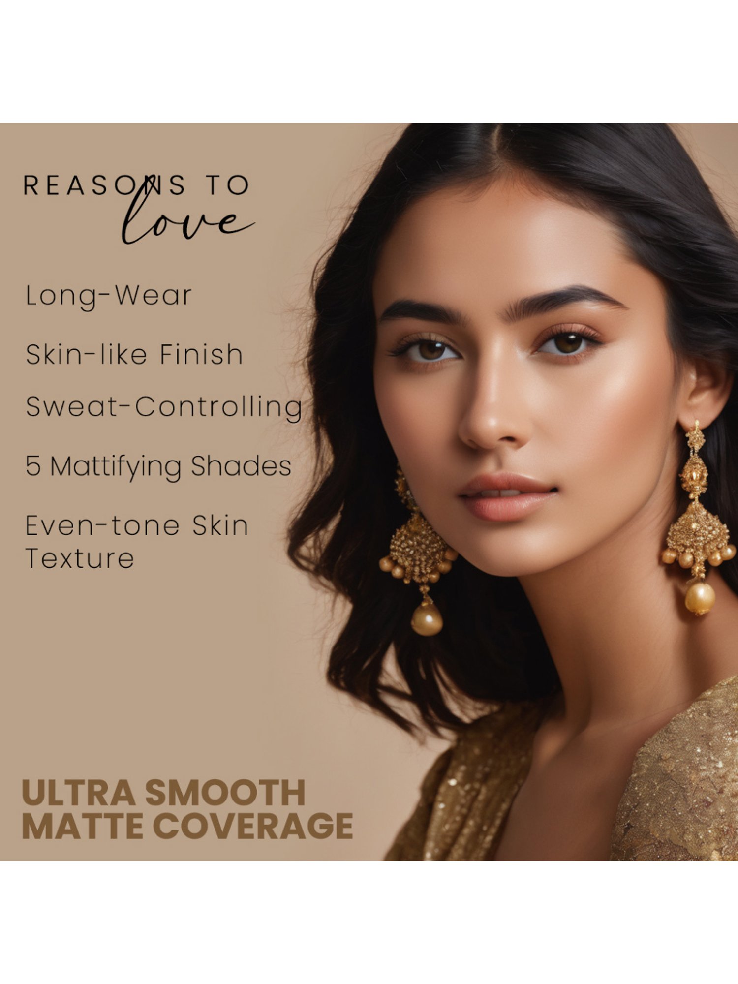 Glam21 HD Oil Control Compact Powder 03 Chestnut - 20 gm