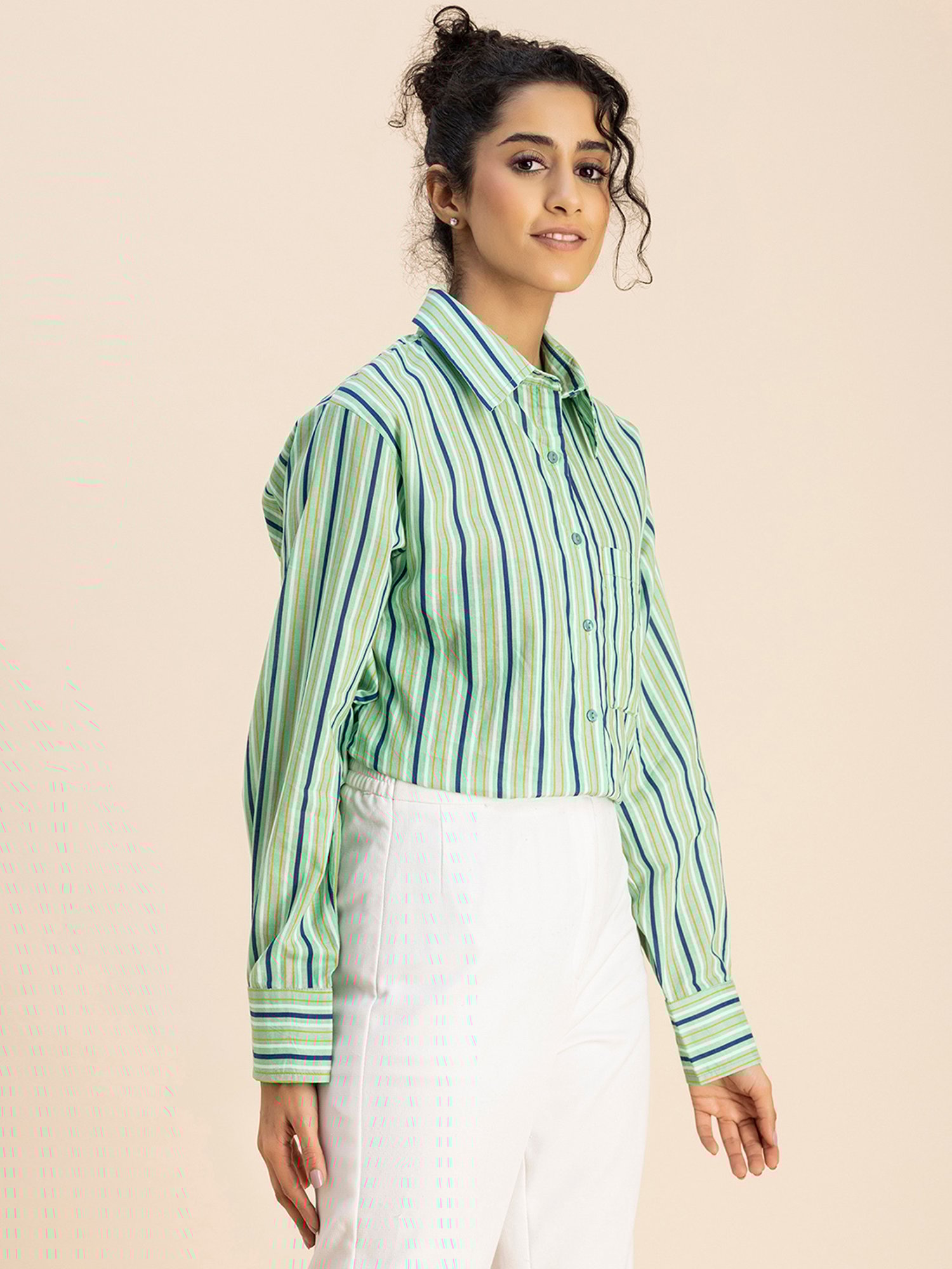 Nino Bambino Multicolor Printed Long Shirt