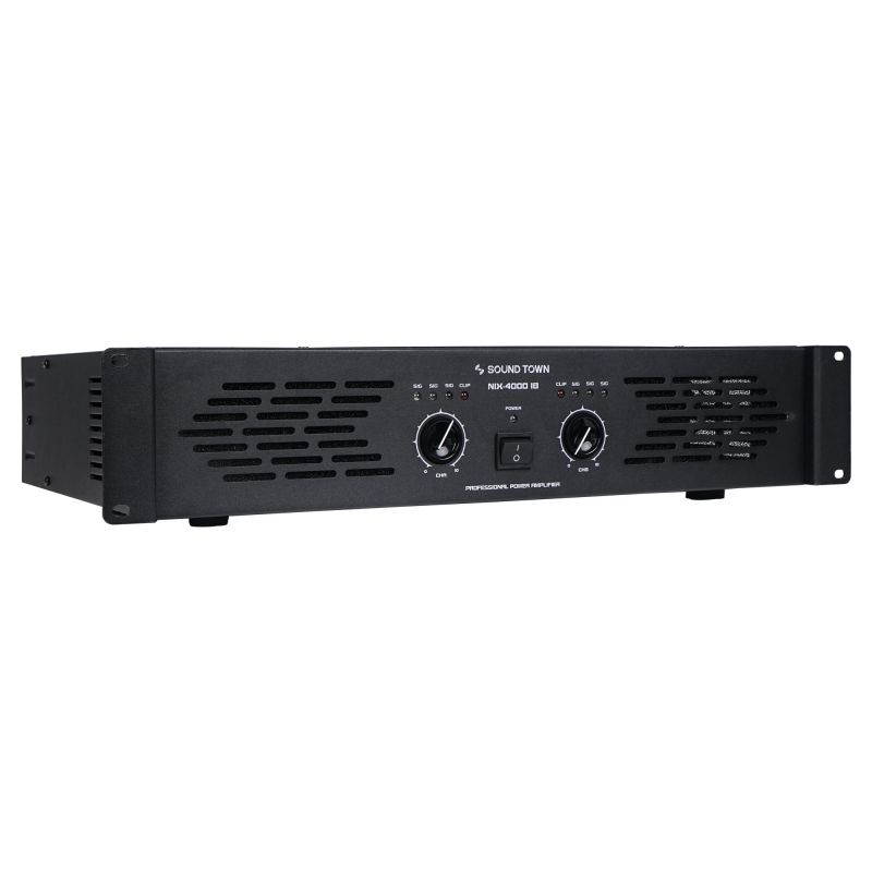 Sound Town Professional Dual-Channel, 2 x 1000W at 4-ohm, 4000W Peak Output Power Amplifier (NIX-4000IB)