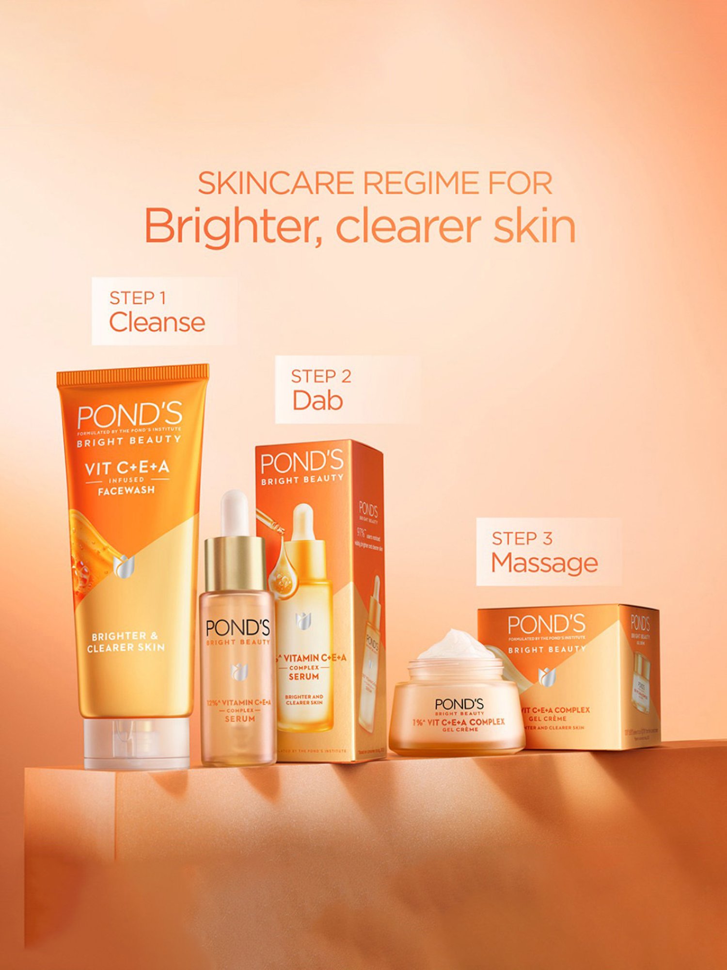 Pond's Bright Beauty 12% Vitamin C+E+A Complex Serum - 28 ml