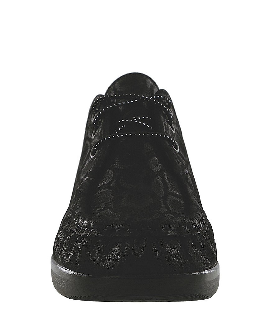 SoftWalk Willis Perforated Suede Platform Oxfords