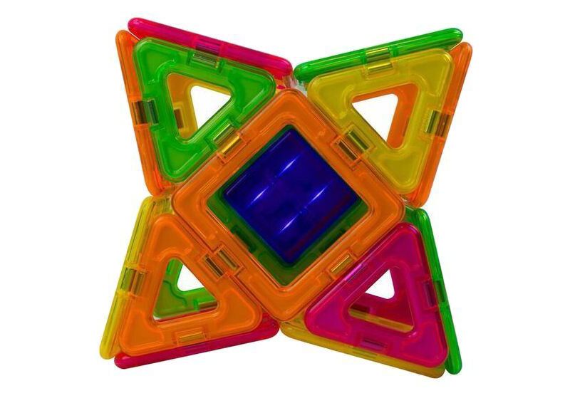 Magformers Neon 28 PC Blacklight Set