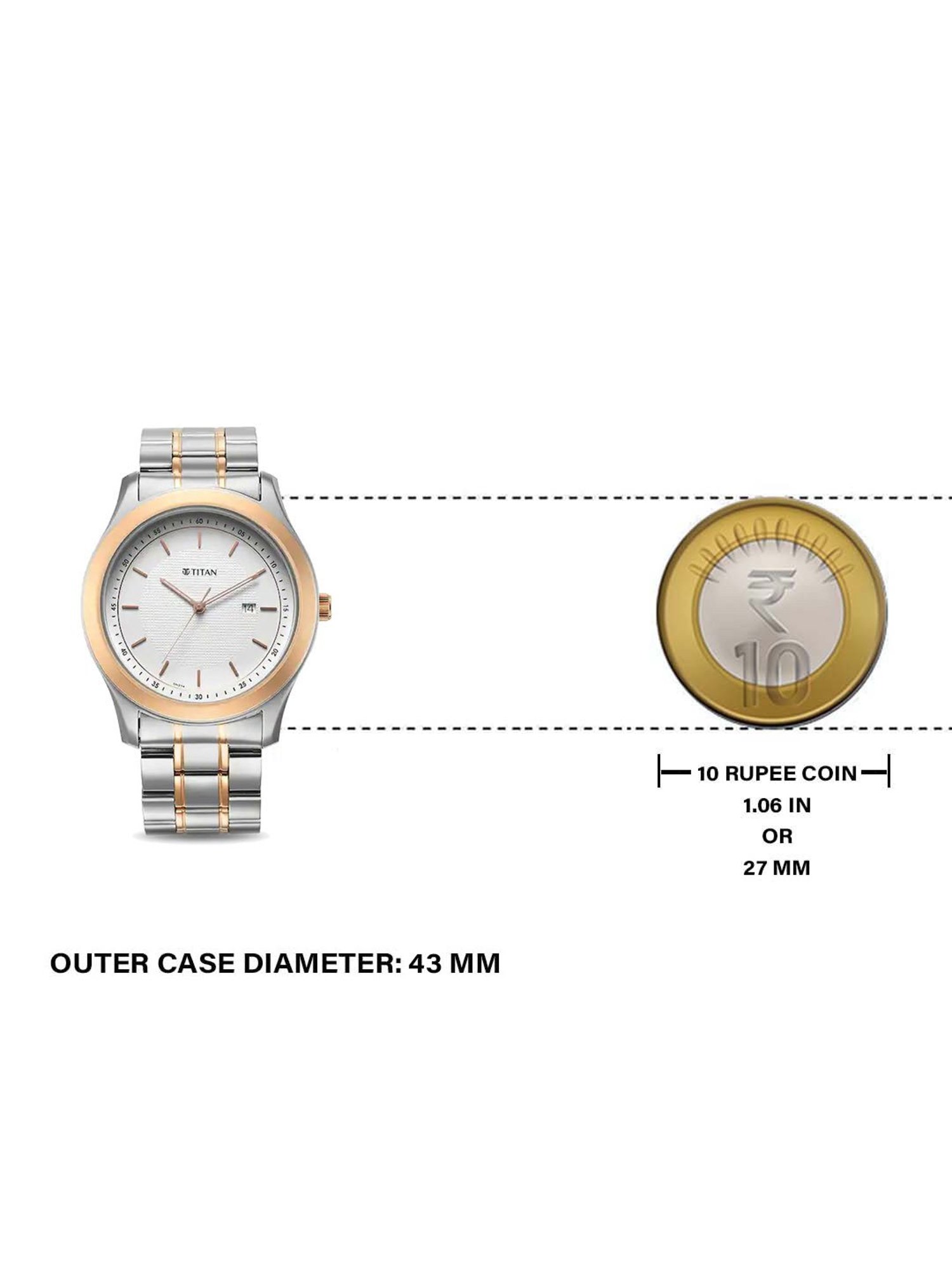 Titan 16272480KM01P Bandhan Analog Watch Combo