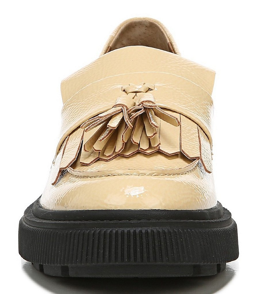 Franco Sarto Jack Kiltie Fringe Tassel Patent Loafers