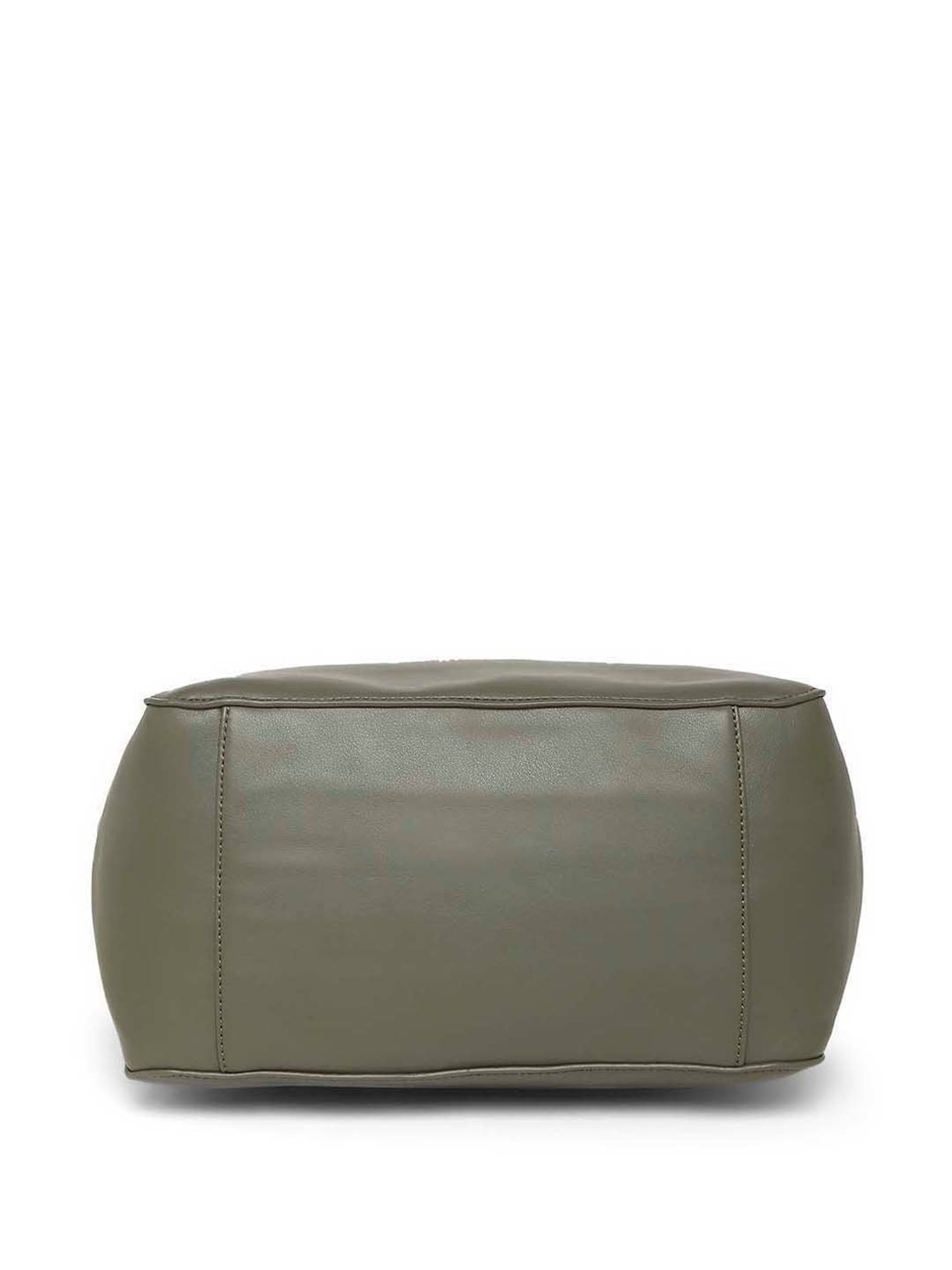 Marina Galanti Olive Solid Medium Tote Handbag