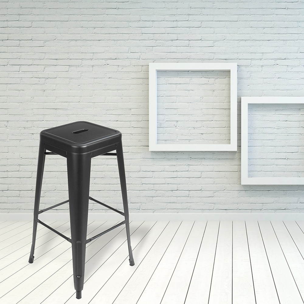 Global Leather Task Chair, Black (8993BK450/550) 