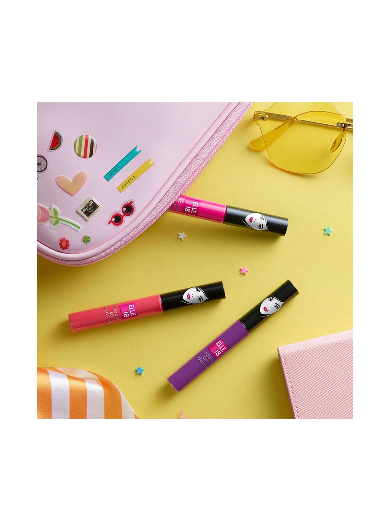 Elle 18 Liquid Lip Colour Rhubarb Red - 5.6 ml