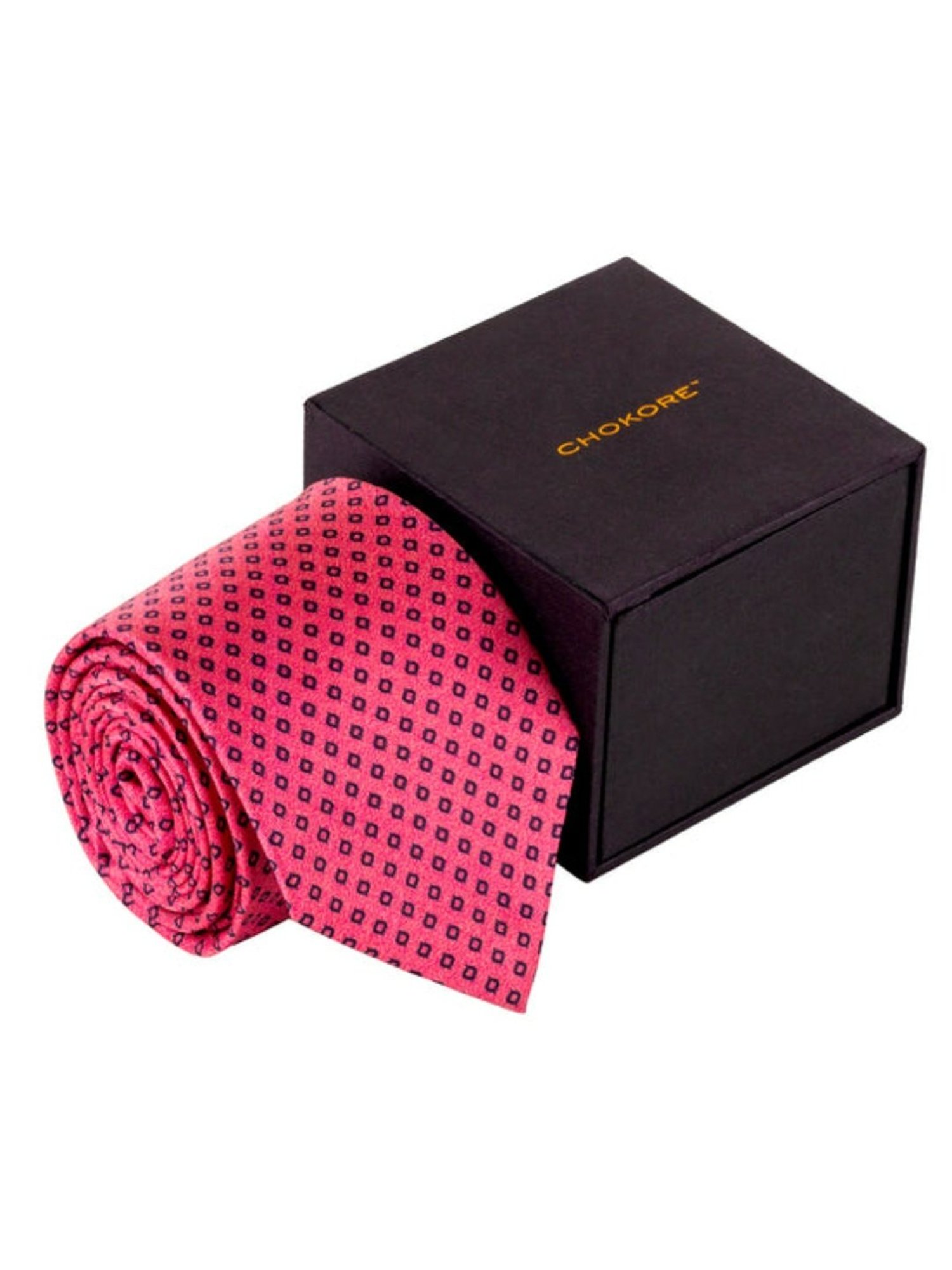 CHOKORE Pink Printed Tie