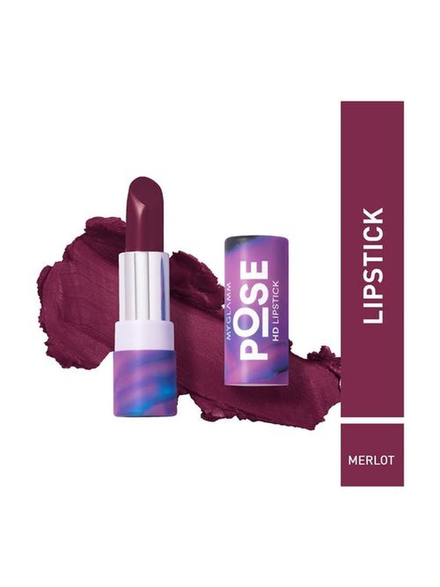 MyGlamm Pose Hd Lipstick Merlot - 4 gm