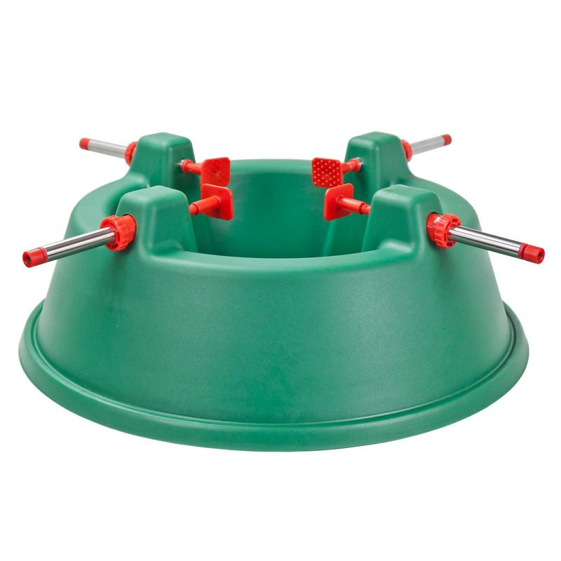 Lakeside 48" Snowy Burlap Christmas Tree Skirt with Doily Cloth