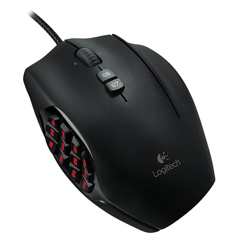 600 MMO Gaming Mouse RGB Backlit 20 Programmable Buttons