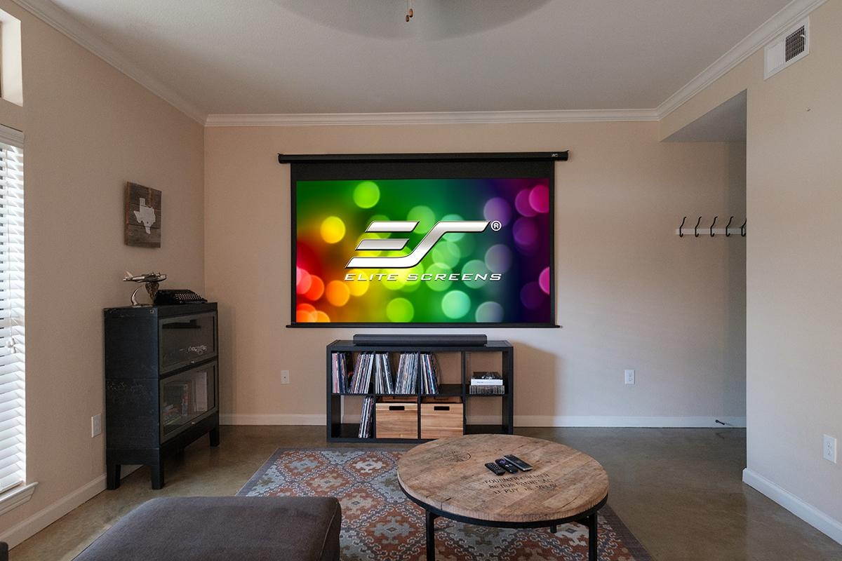 Elite Screens Spectrum ELECTRIC180V Electric Projection Screen - 180" - 4:3 - Wall/Ceiling Mount