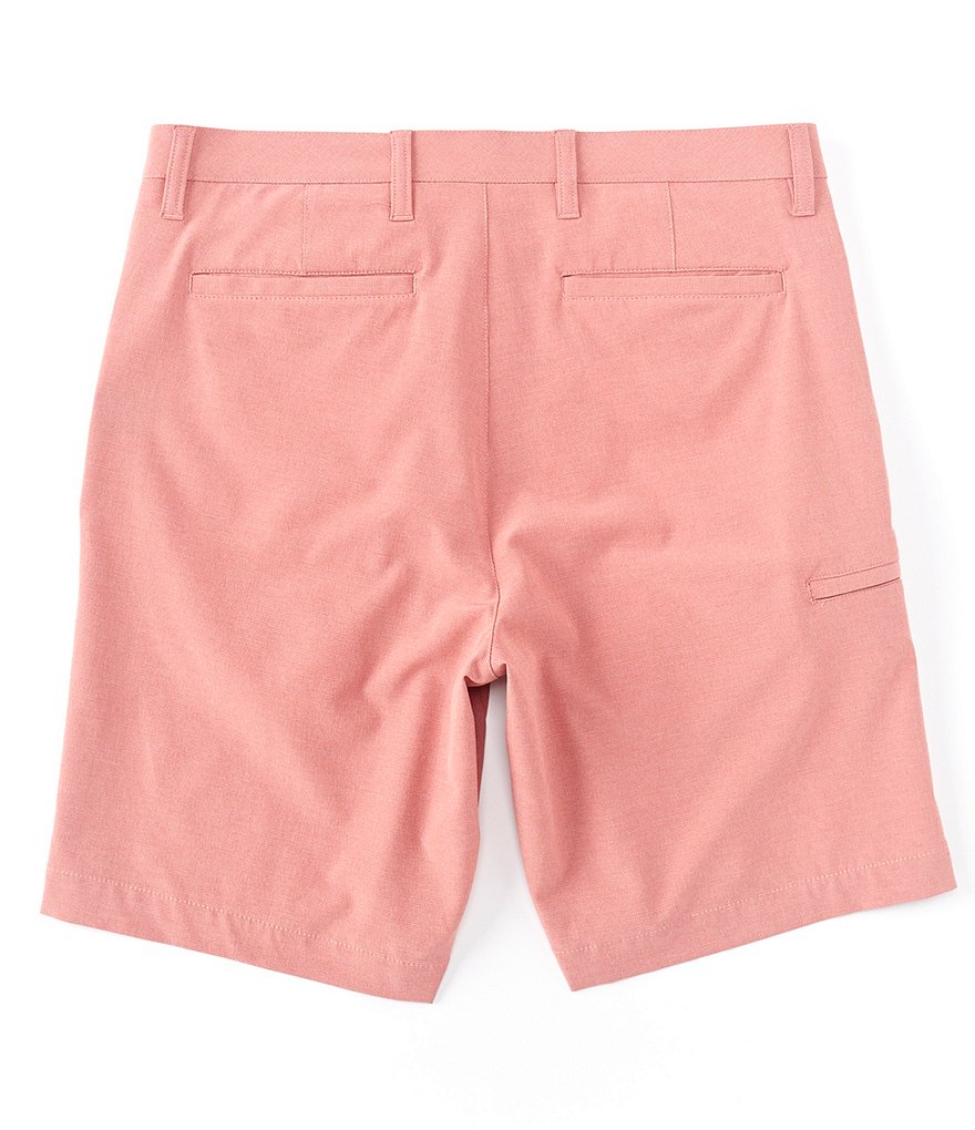 Caribbean Big and Tall 9#double; and 11#double; Inseam Knit Jacquard Shorts