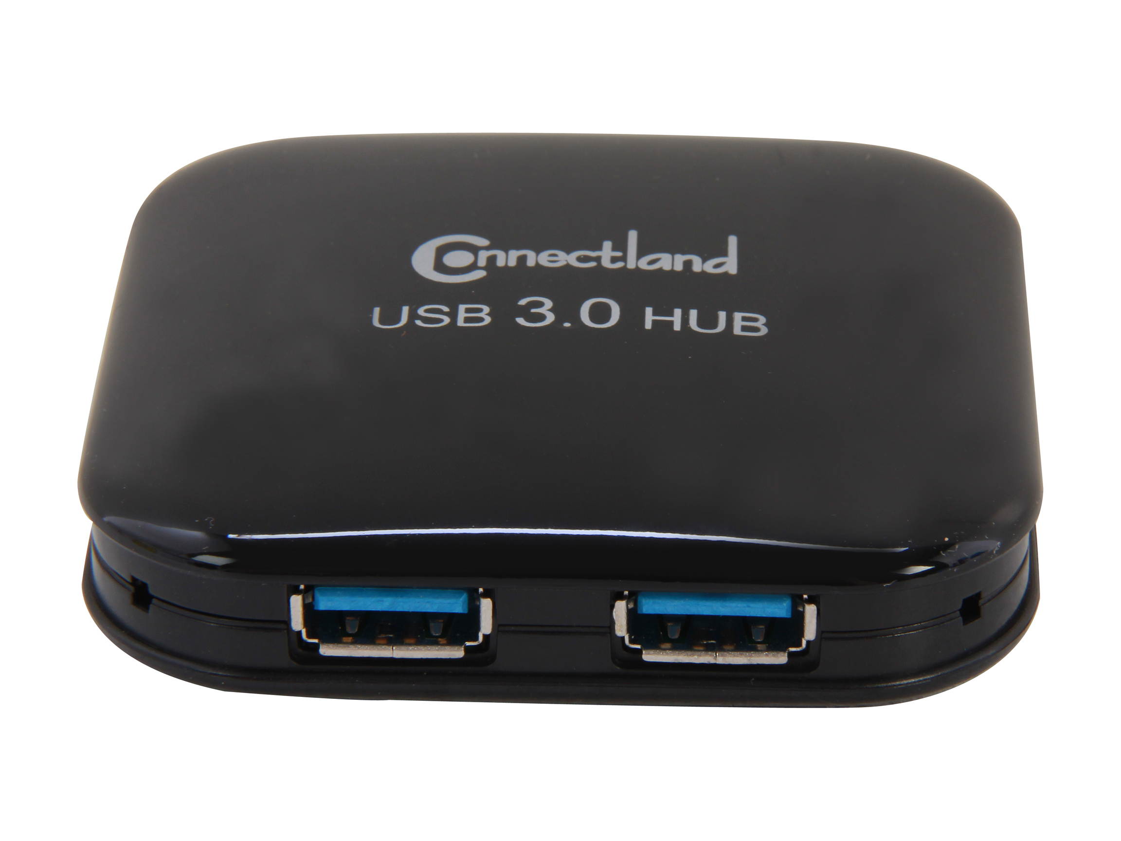 SYBA CL-HUB20126 USB 3.0 4-port Pocket Size Hub, 5Gbps Data Rate, Free AC Adapter and Cable - Black