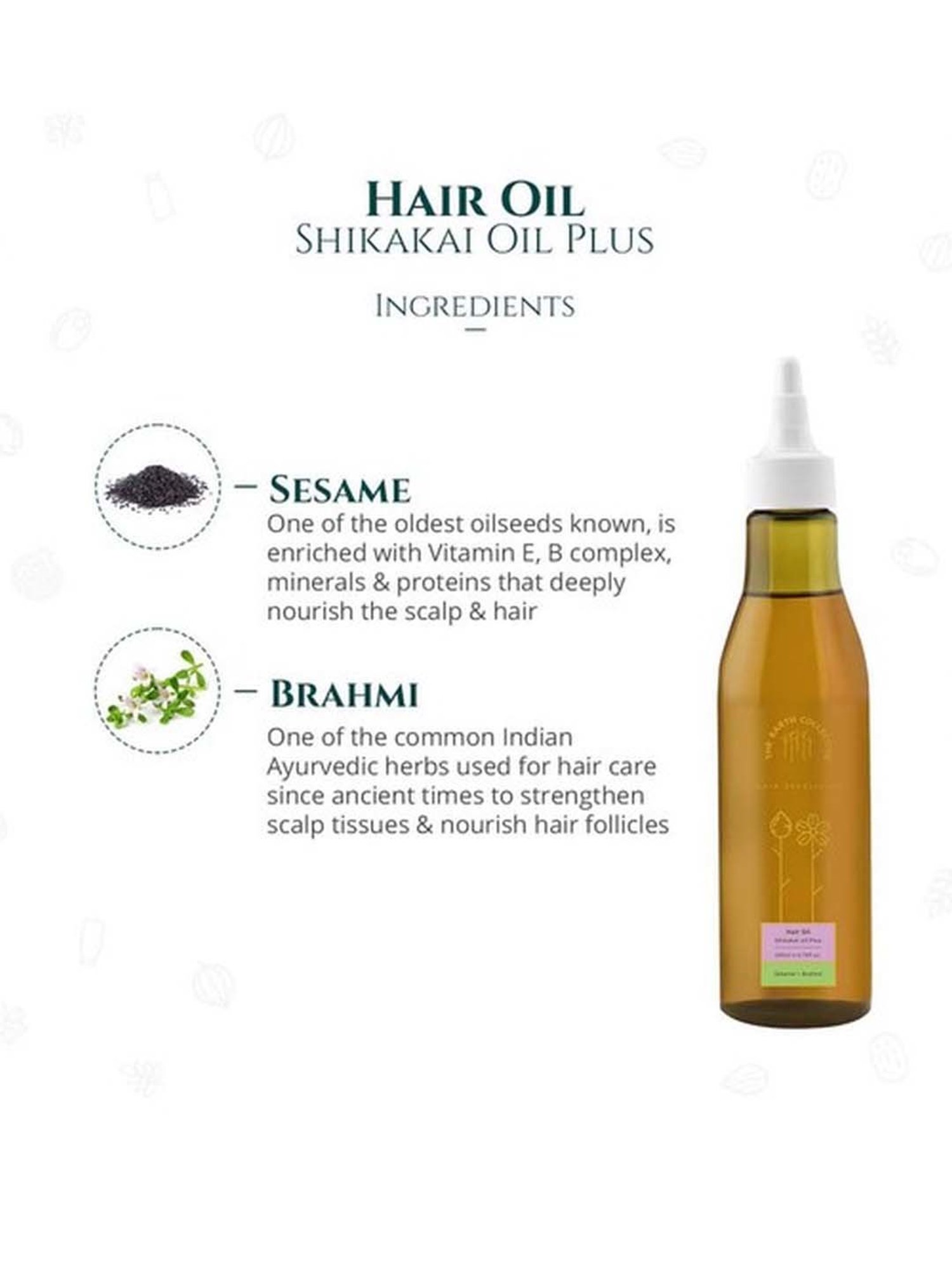 The Earth Collective Shikakai Oil Plus Hair Oil - 200 ml