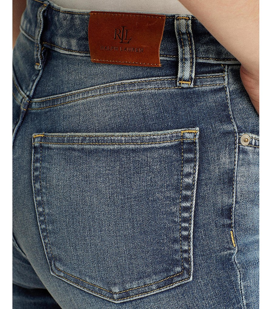 Lauren Ralph Lauren Petite Size High-Rise Skinny Ankle Jeans