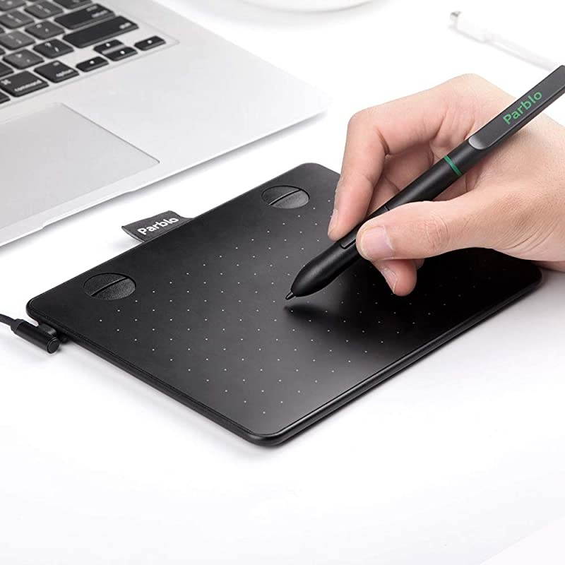 A640 Drawing Tablet with 8192 Levels BatteryFree Stylus Pen 72 x 59 Graphic Drawing Tablet for Digital Art Works Drawing Sketch Design Paint