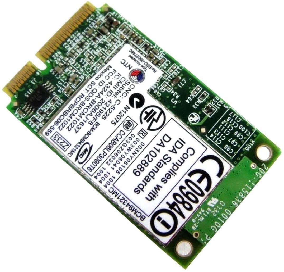 BroadCom BCM94321MC BCM4321 DW1505 Mini PCI-e Wireless WLAN Wifi Card MX846 GP537 NJ449 for Dell