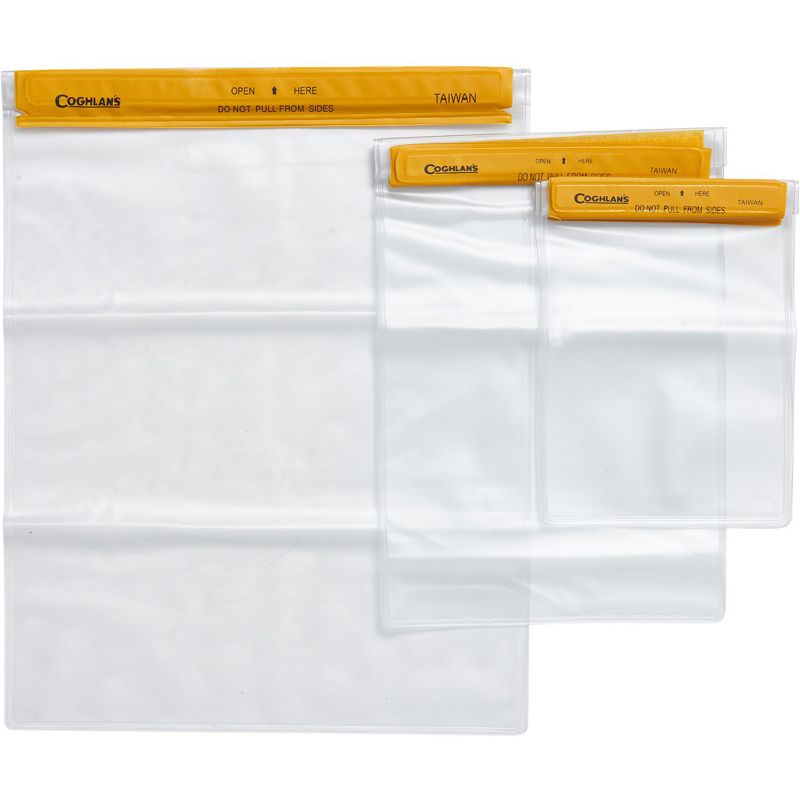 Coghlan's Water-Resistant Pouches (3 Piece Set), Travel Camping Emergency Bags