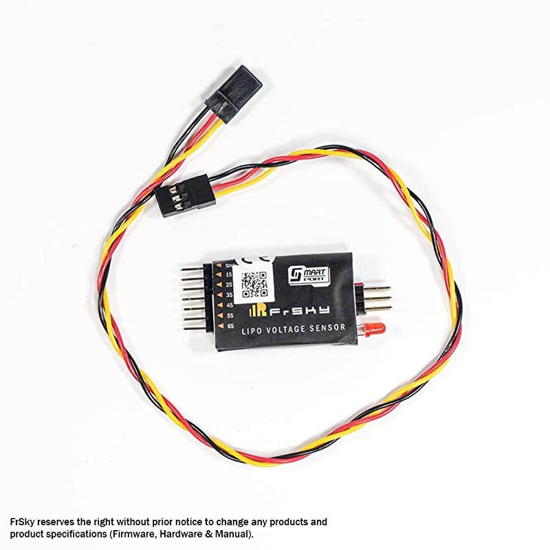 FLVSS Lipo Voltage Sensor with White Screen Monitor Battery Voltage
