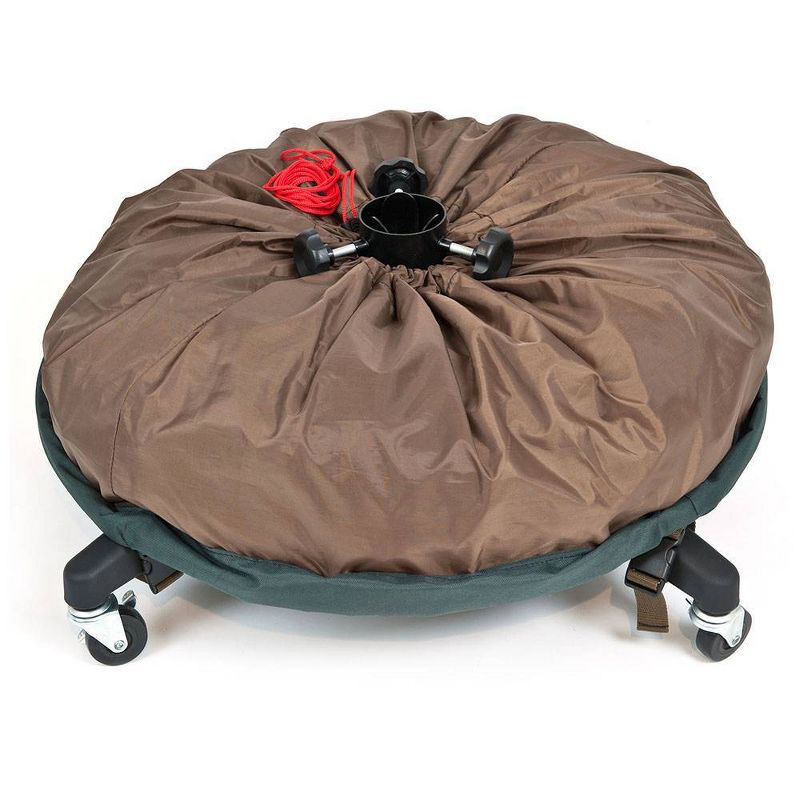 TreeKeeper Medium Upright Tree Storage Bag with Rolling Tree Stand