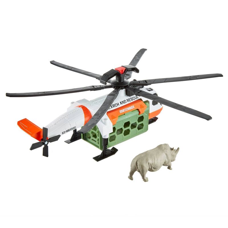 Matchbox Rescue Adventure Rhino Rescue Helicopter