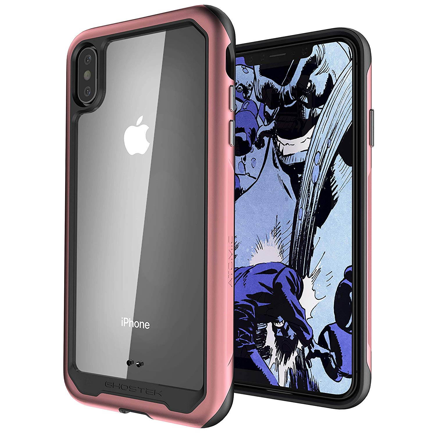 Ghostek Atomic Slim Shock Absorbing Protective Case Compatible with iPhone XR - Gold