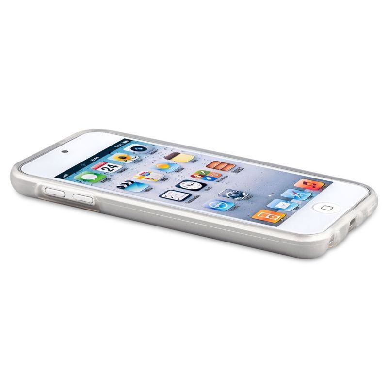 INSTEN TPU Rubber Skin Case compatible with Apple iPod touch 5th/6th Generation, Frost Clear White