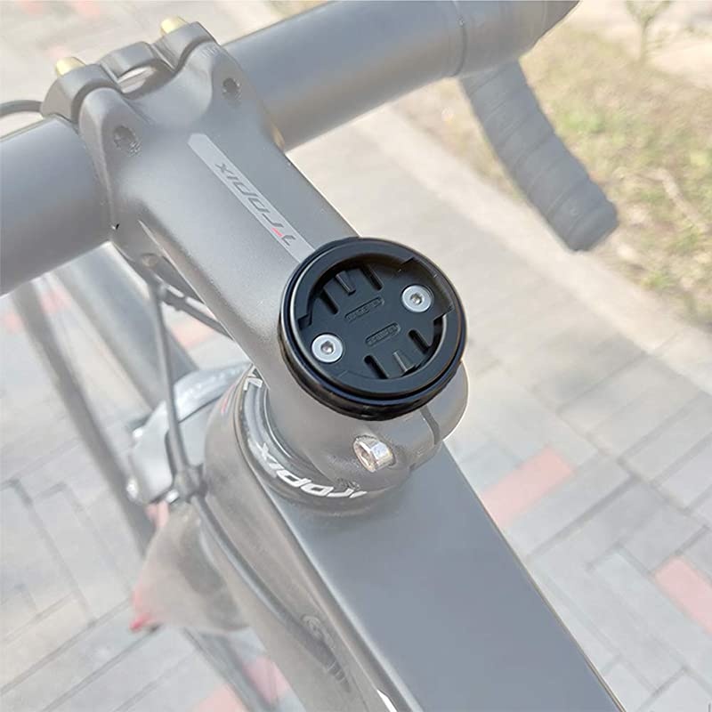 Bicycle Stem Headset Top Cap Mount for Wahoo Mini Wahoo Elemnt Elemnt BoltElemnt Roam GPS Bike Computer CNC Aluminum Alloy