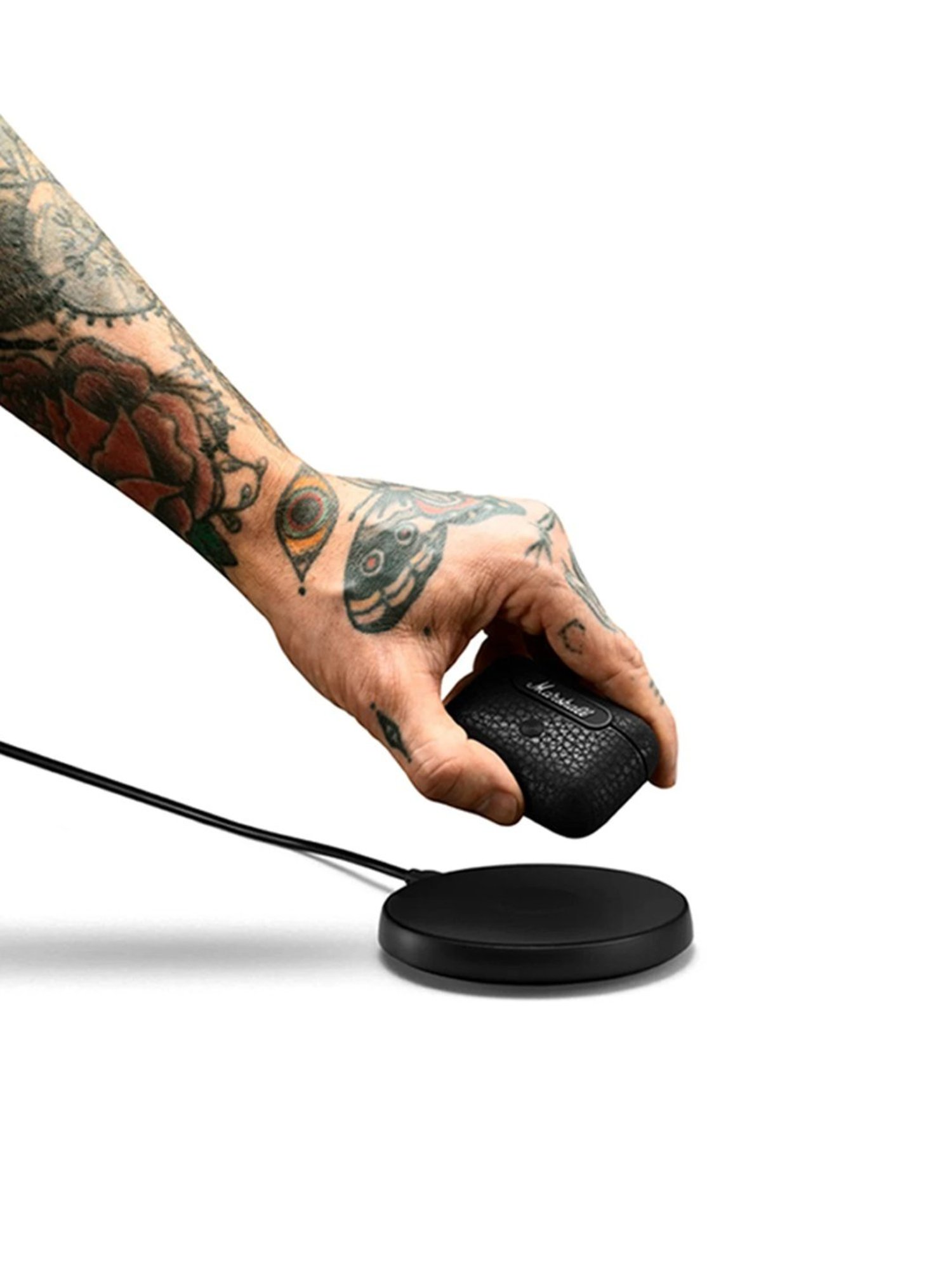 Marshall Motif True Wireless Noise Canceling in Ear Earbuds (Black)