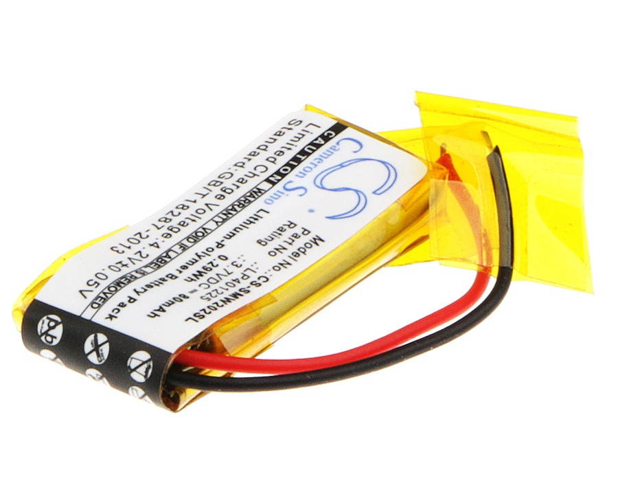 Battery Replacement for Sony SBH80 NWZ-W202 LP401225